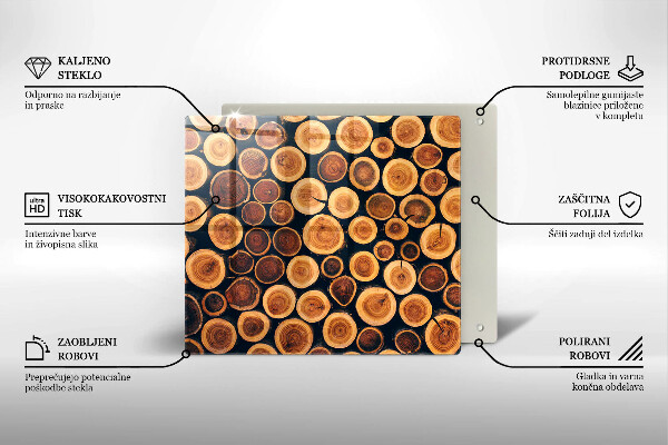 Worktop heat protector Wooden stumps of trees