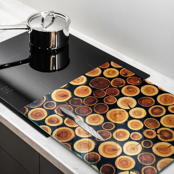 Worktop heat protector Wooden stumps of trees