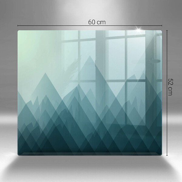 Worktop heat protector Abstract mountains