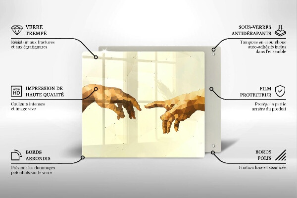 Worktop saver Creation of Adam hands