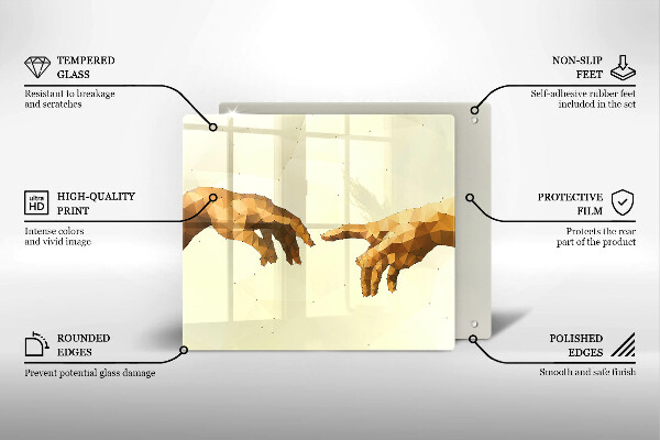 Worktop saver Creation of Adam hands