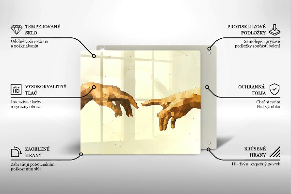 Worktop saver Creation of Adam hands