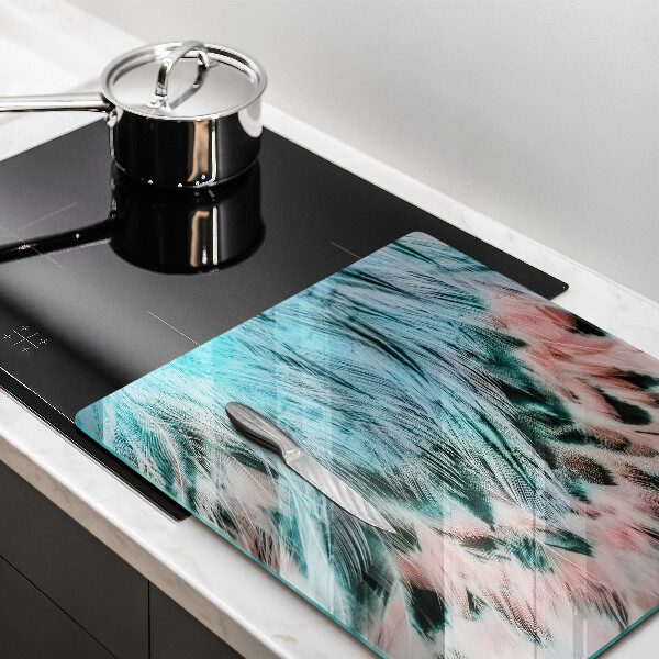 Worktop saver Boho bird feathers