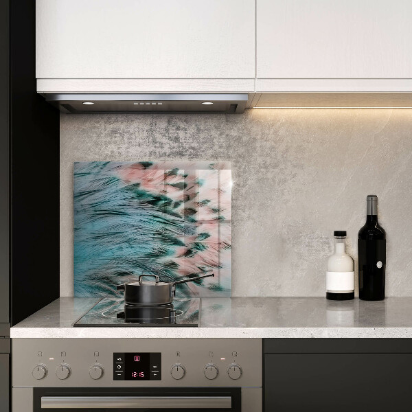 Worktop saver Boho bird feathers