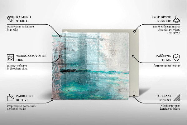 Kitchen worktop saver Background paint abstraction