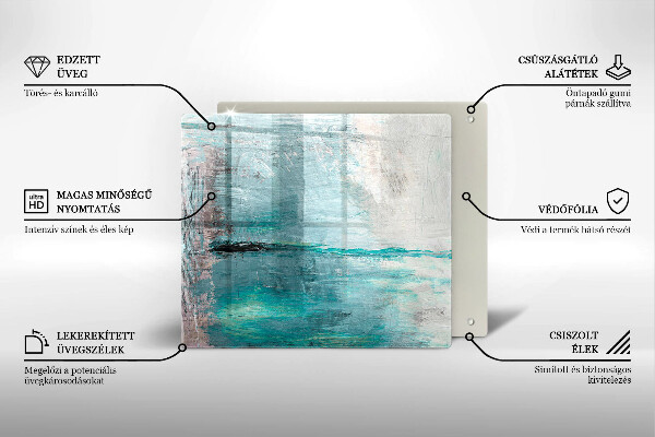 Kitchen worktop saver Background paint abstraction