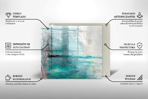 Kitchen worktop saver Background paint abstraction