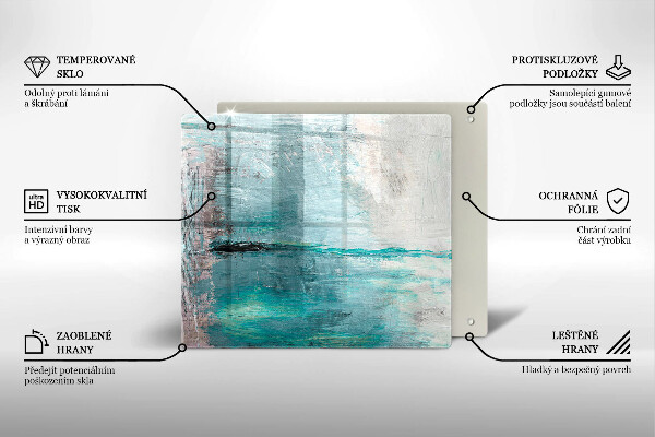 Kitchen worktop saver Background paint abstraction