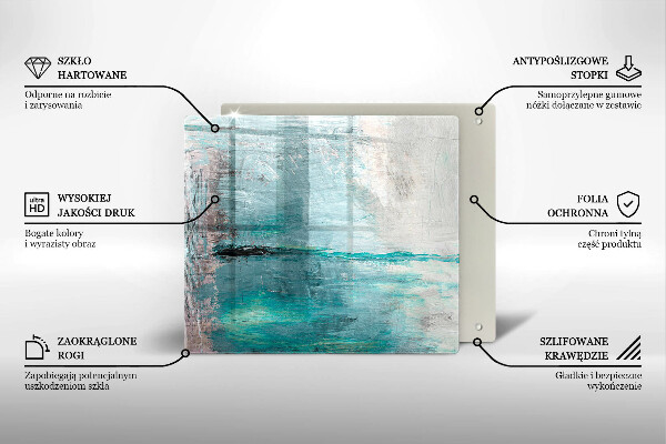 Kitchen worktop saver Background paint abstraction