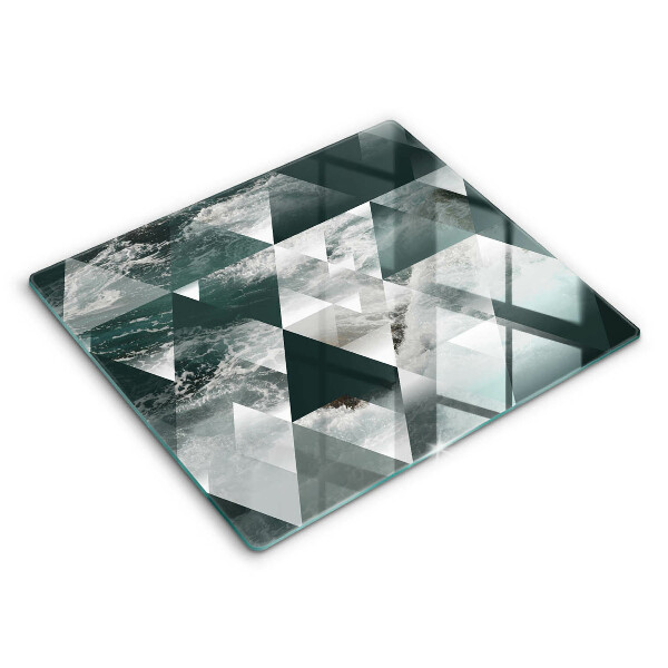 Kitchen worktop saver Triangles and water