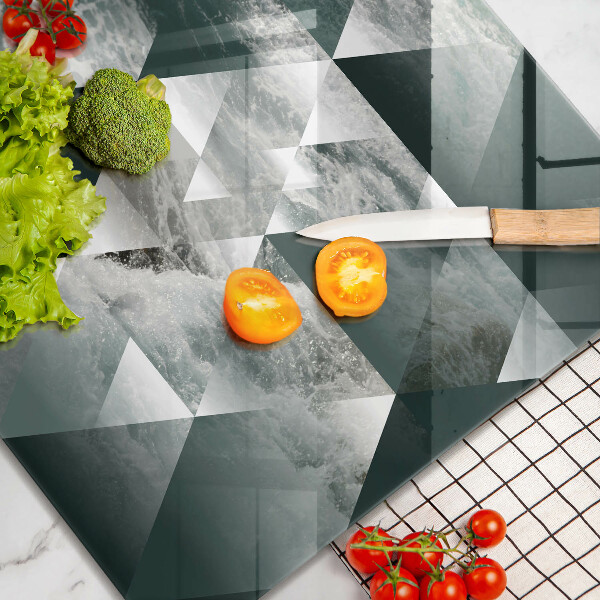 Kitchen worktop saver Triangles and water