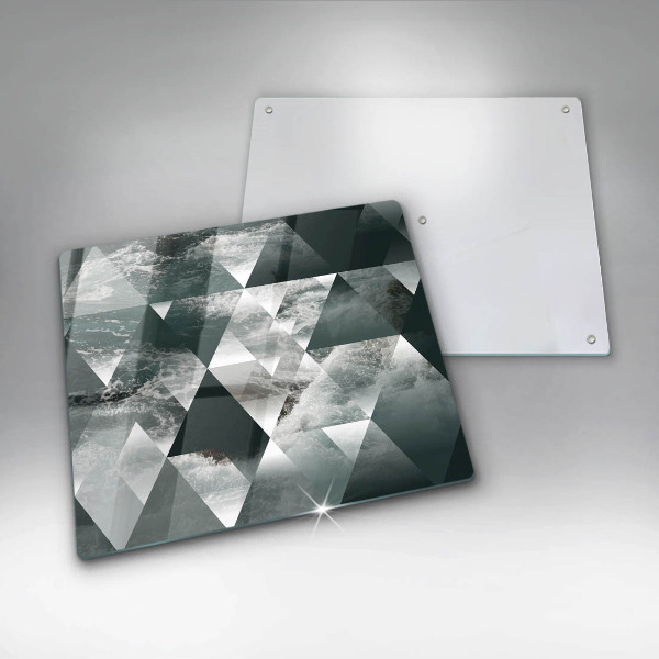 Kitchen worktop saver Triangles and water