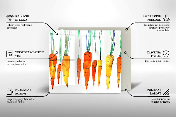 Kitchen worktop saver Carrot illustration
