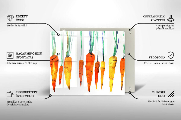Kitchen worktop saver Carrot illustration