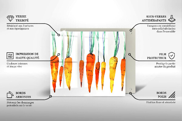 Kitchen worktop saver Carrot illustration