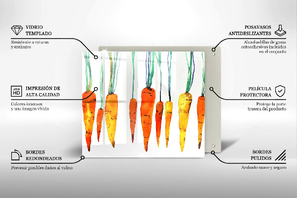 Kitchen worktop saver Carrot illustration