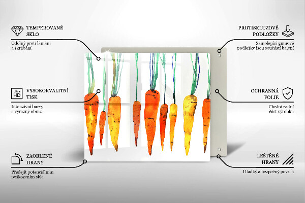 Kitchen worktop saver Carrot illustration