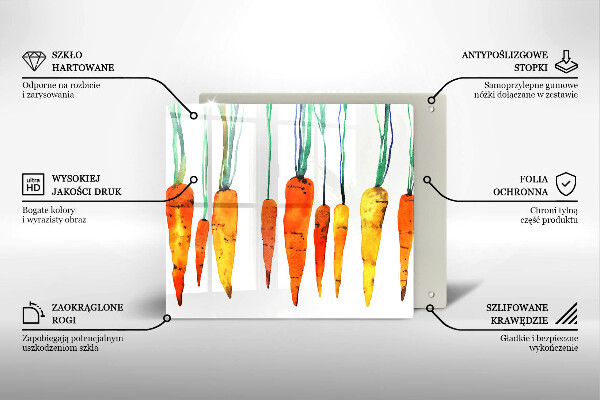 Kitchen worktop saver Carrot illustration