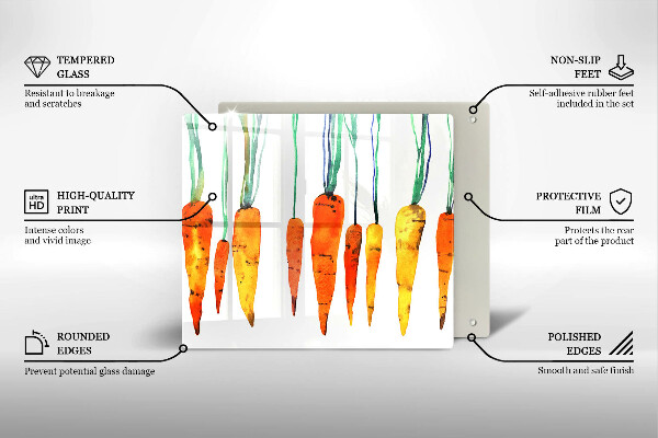 Kitchen worktop saver Carrot illustration