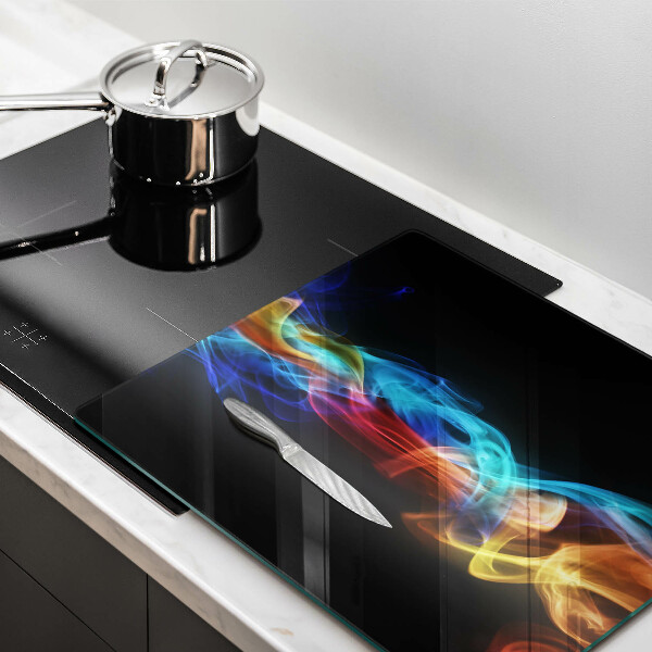 Kitchen worktop saver Colorful smoke