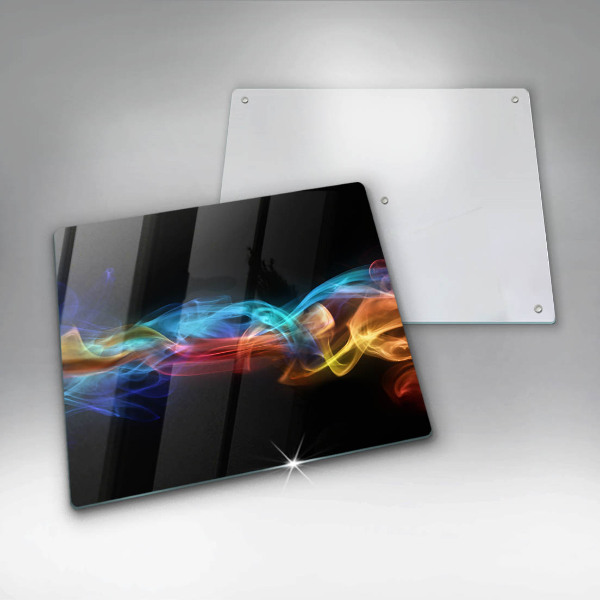 Kitchen worktop saver Colorful smoke