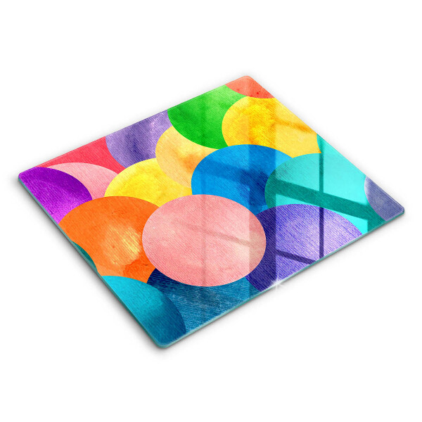 Induction hob cover Colorful wheels