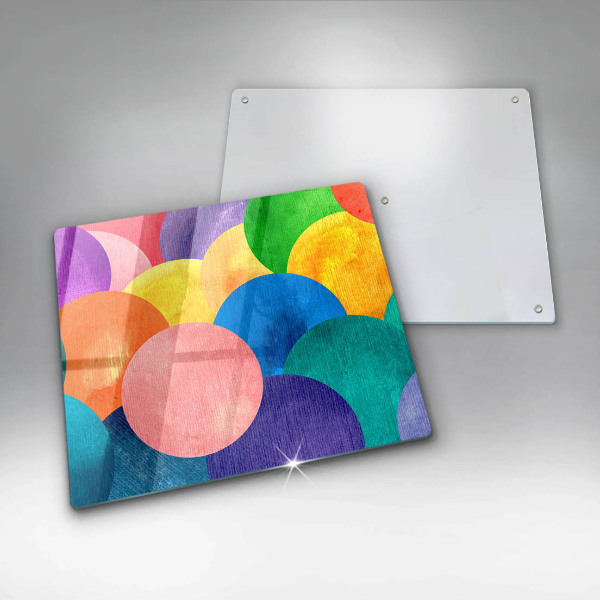 Induction hob cover Colorful wheels