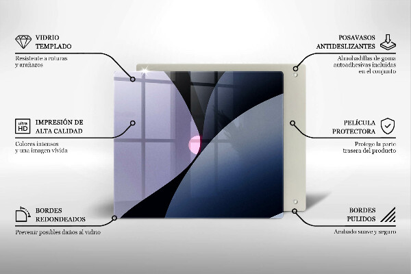 Kitchen worktop saver Abstraction shapes