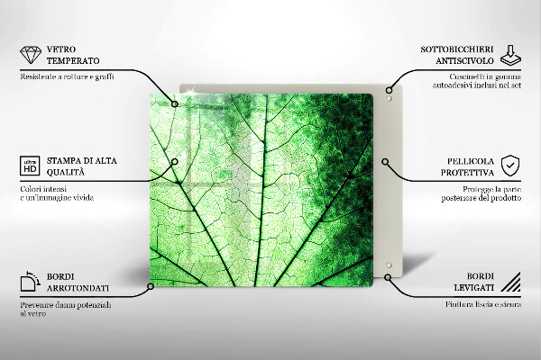 Kitchen worktop saver Decorative leaf