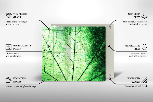 Kitchen worktop saver Decorative leaf