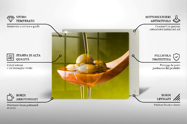 Kitchen worktop saver Oliwa and olives