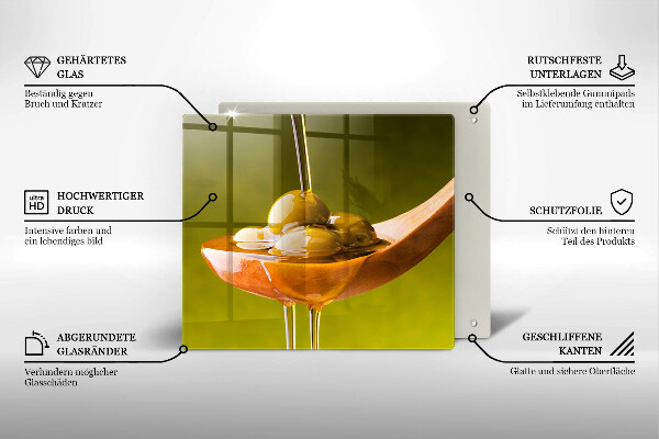 Kitchen worktop saver Oliwa and olives