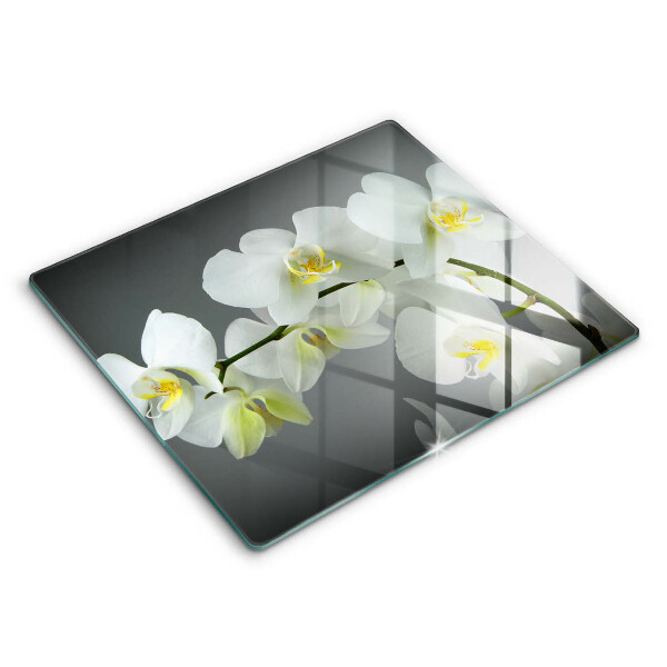 Kitchen worktop saver White orchid flowers