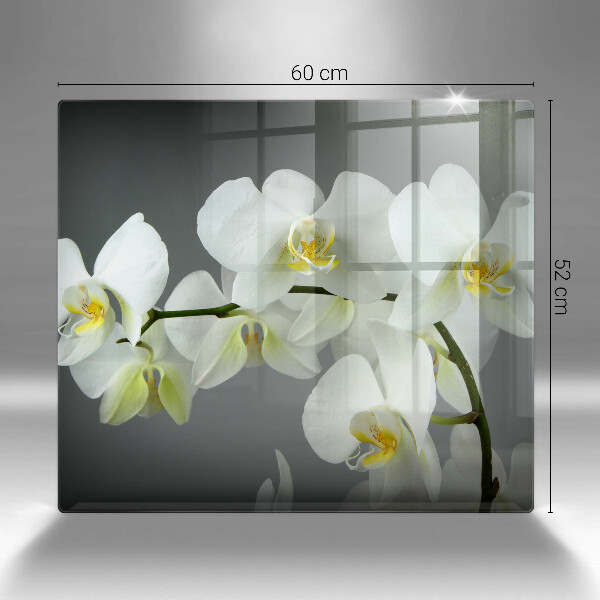 Kitchen worktop saver White orchid flowers
