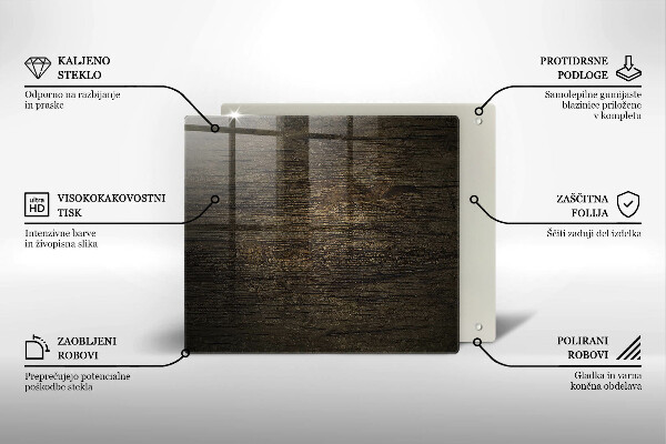 Kitchen worktop saver Wood texture