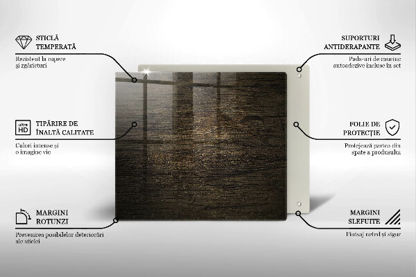 Kitchen worktop saver Wood texture