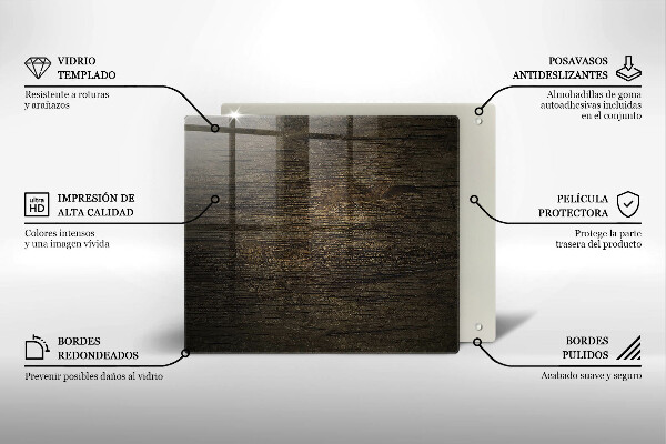 Kitchen worktop saver Wood texture