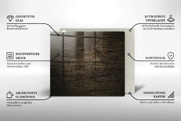 Kitchen worktop saver Wood texture