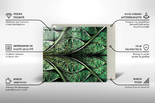 Worktop saver Vein leaf structure