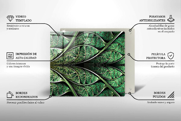 Worktop saver Vein leaf structure