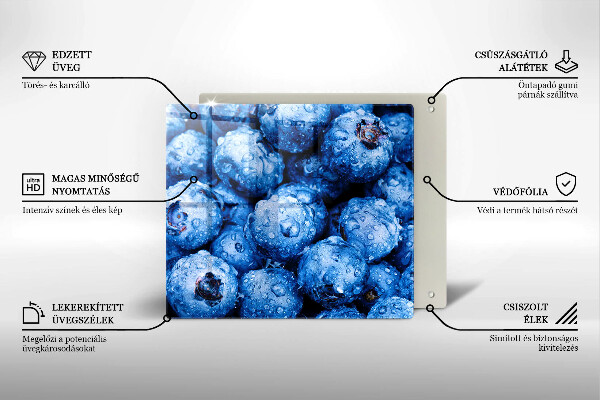 Worktop heat protector Juicy blueberries
