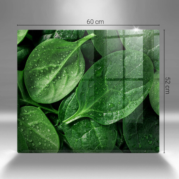 Worktop heat protector Basil leaves