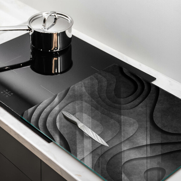 Worktop heat protector 3D stone shapes