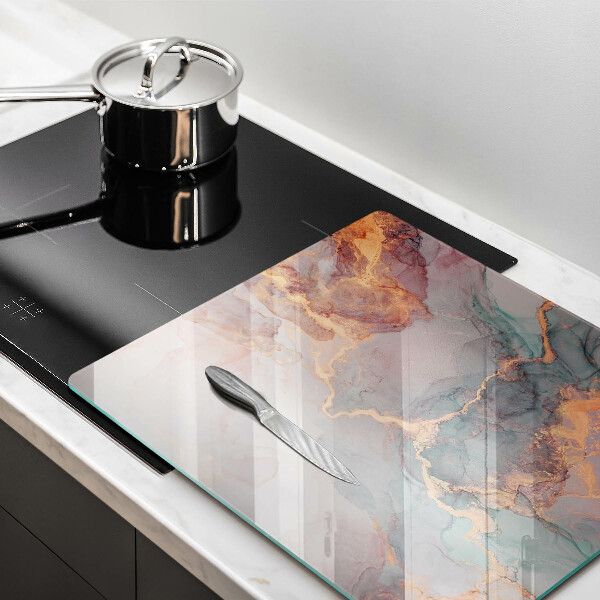 Kitchen worktop saver Marble with gold