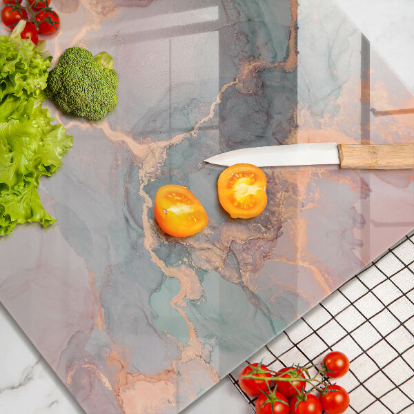 Kitchen worktop saver Marble with gold