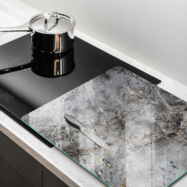 Induction hob cover Stone texture