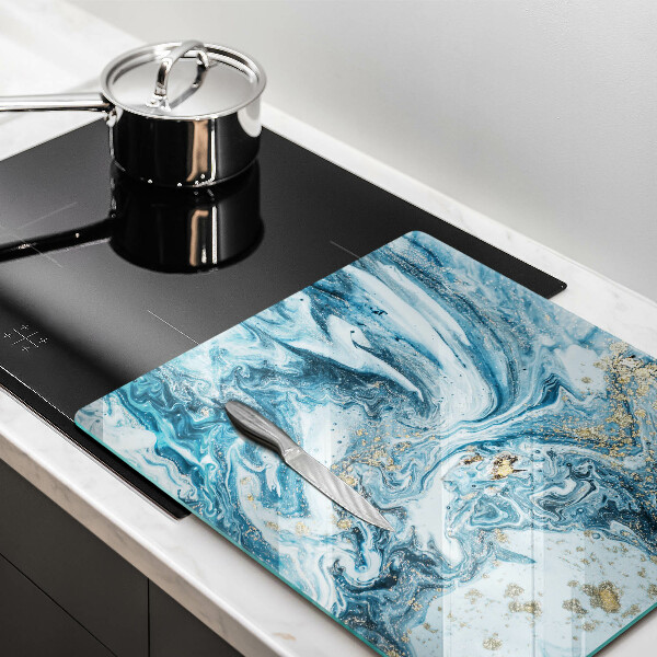 Kitchen worktop saver Structure with gold