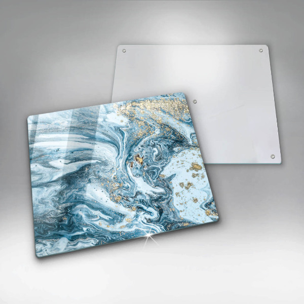 Kitchen worktop saver Structure with gold