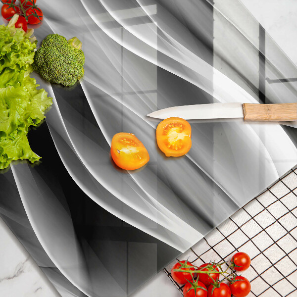 Induction hob cover Abstraction mild lines