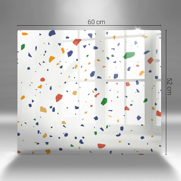 Induction hob cover Colored gres